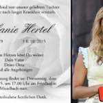 Stefanie Hertel Krankheit