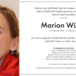 Marion Würth Todesursache